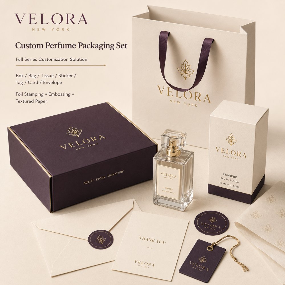 Custom Gold Foil Embossed Round Seal Stickers For Perfume Fragrance Ecommerce Gift Box Tissue Paper Envelope Luxury Paper Packaging Brand Sealing Labeling