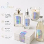 Cosmetic Labels Custom Transparent Holographic Laser Self-Adhesive Cosmetic Labels