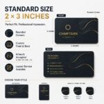 Card&Envelope Custom Gold Foil Embossed UV Printed Business Cards For Corporate Brand Office Envelope Matching Business Stationery