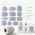 Cosmetic Labels Custom Transparent Holographic Laser Self-Adhesive Cosmetic Labels