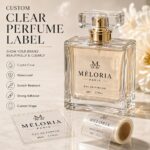 Perfume Labels Custom Clear Transparent Self-Adhesive Stickers for Perfume Bottles