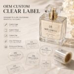 Perfume Labels Custom Clear Transparent Self-Adhesive Stickers for Perfume Bottles