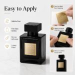 Perfume Labels Custom Embossed Matte Gold Perfume Bottle Adhesive Label Stickers