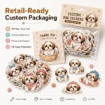 Crafts Sticker Custom Cartoon Irregular Die Cut Self Adhesive Stickers For Craft Scrapbook Gift Decor Stationery Journal Packaging