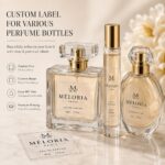Perfume Labels Custom Clear Transparent Self-Adhesive Stickers for Perfume Bottles