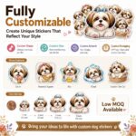 Crafts Sticker Custom Cartoon Irregular Die Cut Self Adhesive Stickers For Craft Scrapbook Gift Decor Stationery Journal Packaging