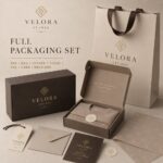 E-Commerce/ Paper Packaging Custom Gold Foil Embossed Self Adhesive Seal Stickers For Apparel Clothing Ecommerce Gift Box Tissue Paper Envelope Paper Packaging Brand Labeling